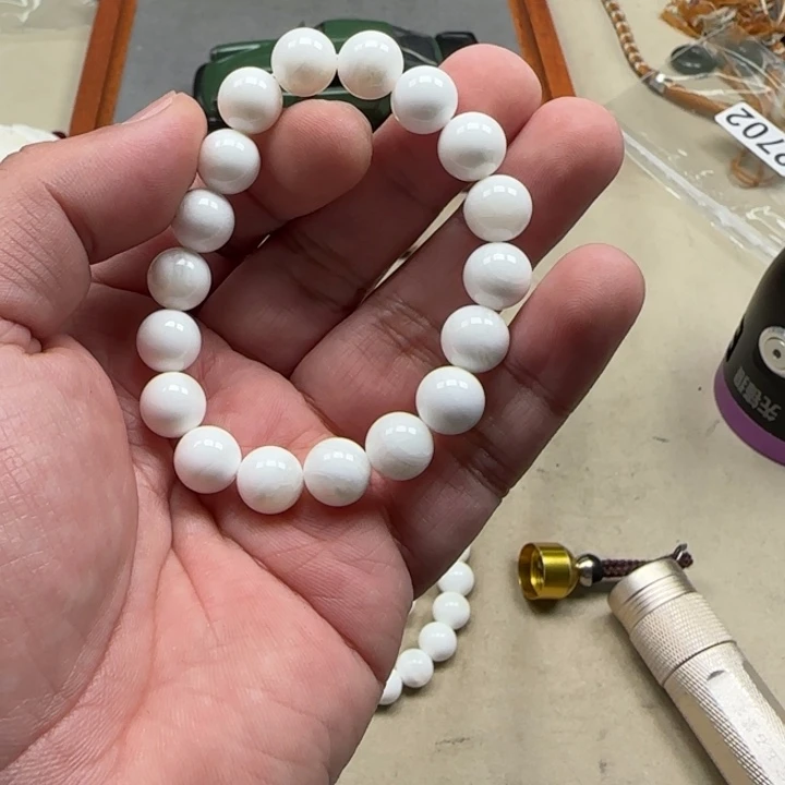 白玉菩提吊坠白色312