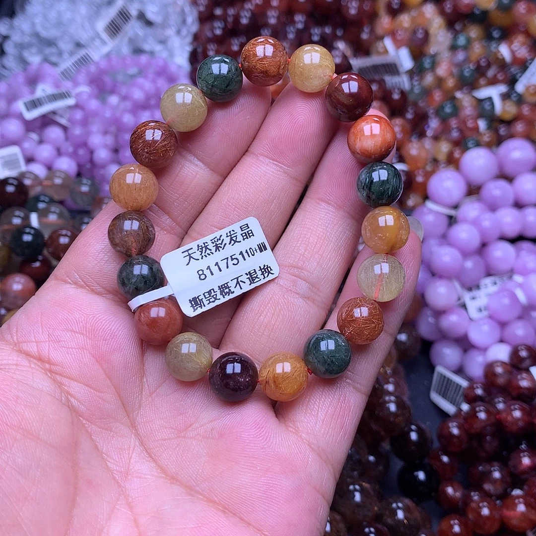 水晶手链未镶嵌，，