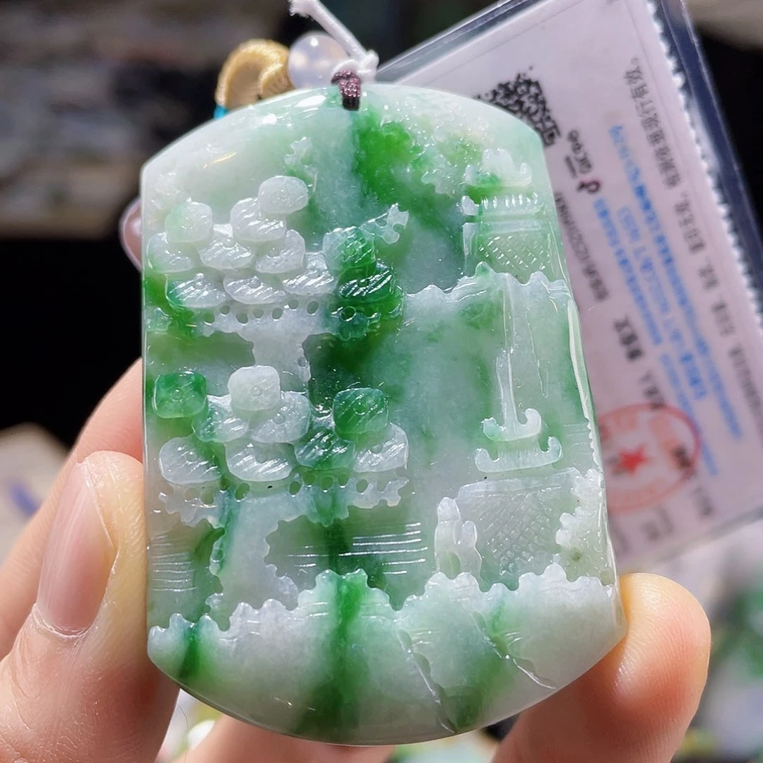 颈饰未镶嵌翡翠一