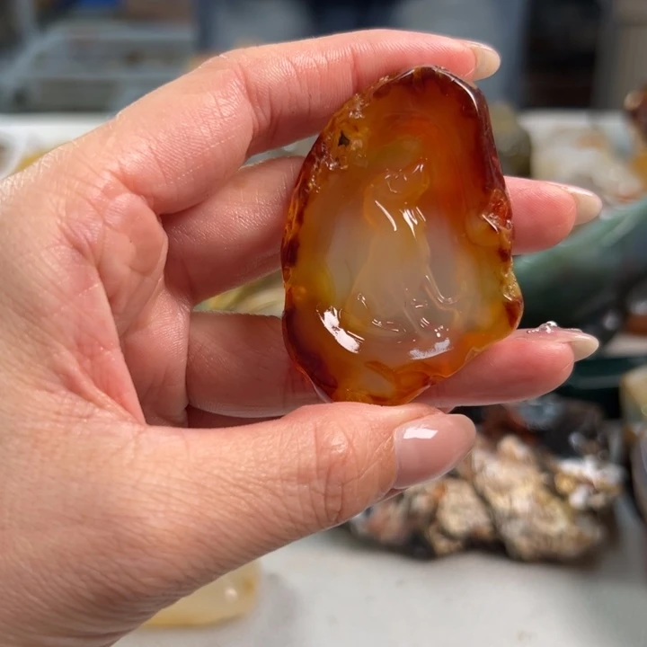 玛瑙/玉髓吊坠(不含链)未镶嵌