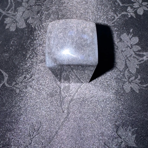 A32233和田玉墨玉于田料印章66x25mm