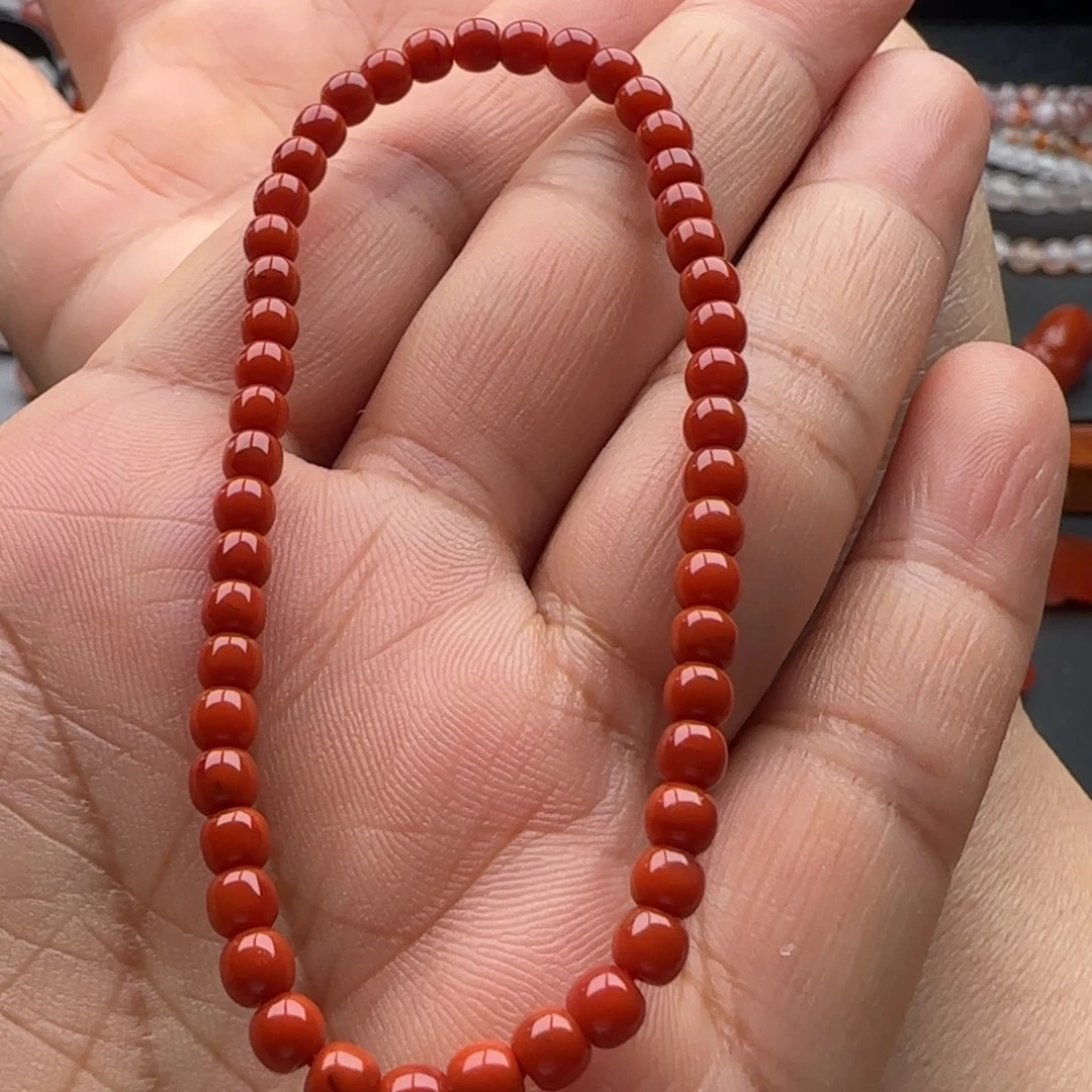 南红玛瑙单圈3.9未镶嵌