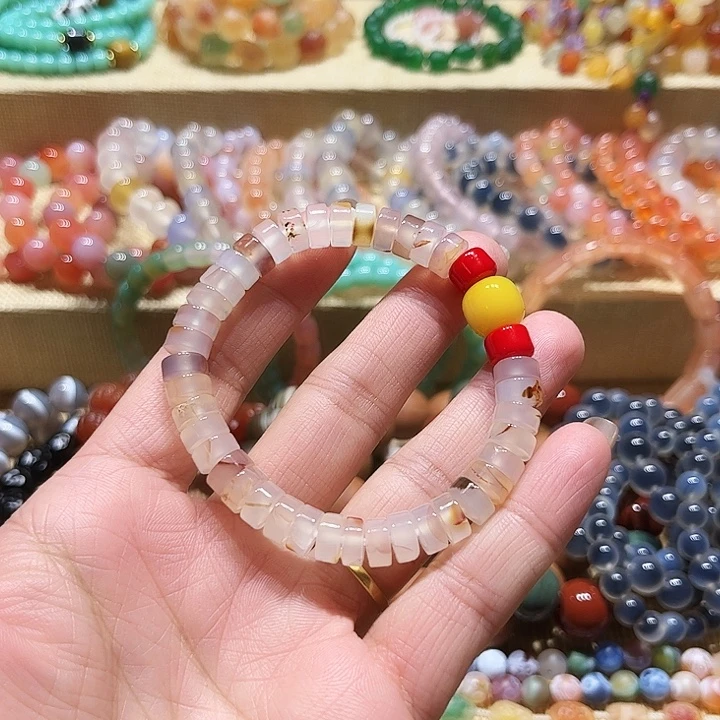 玛瑙/玉髓未镶嵌手链