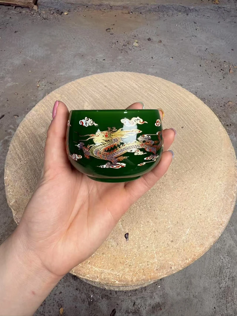 茶杯茶器 龙凤罗汉杯