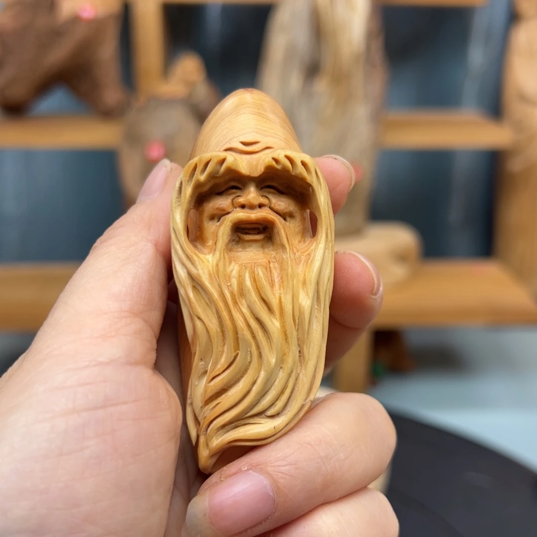 柏木崖柏木摆件手把件，