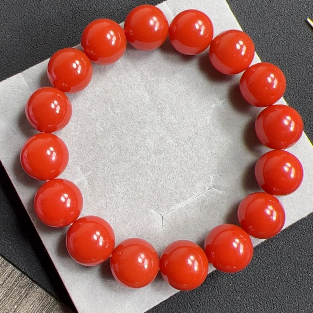 南红玛瑙手串未镶嵌