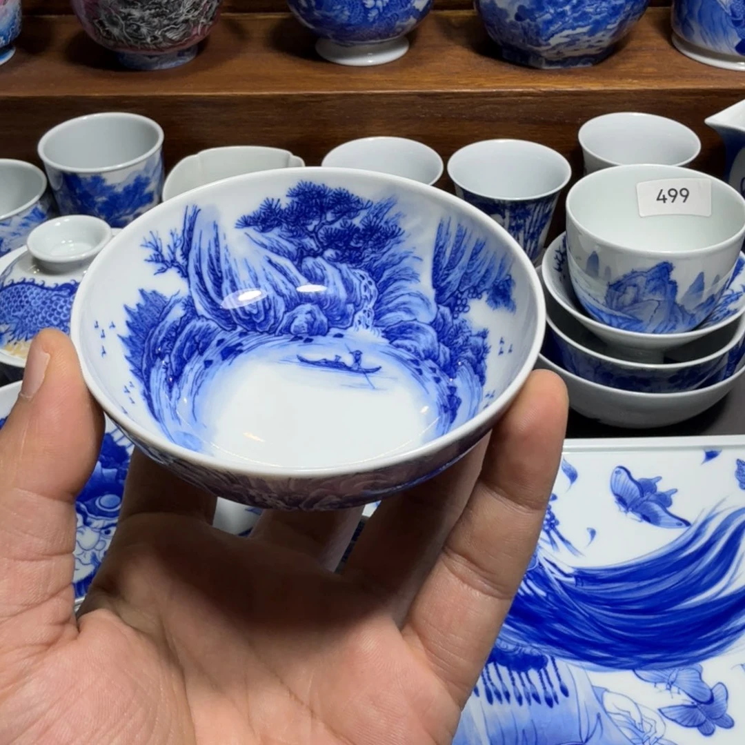 w***~摆件手工手绘微瑕普洱