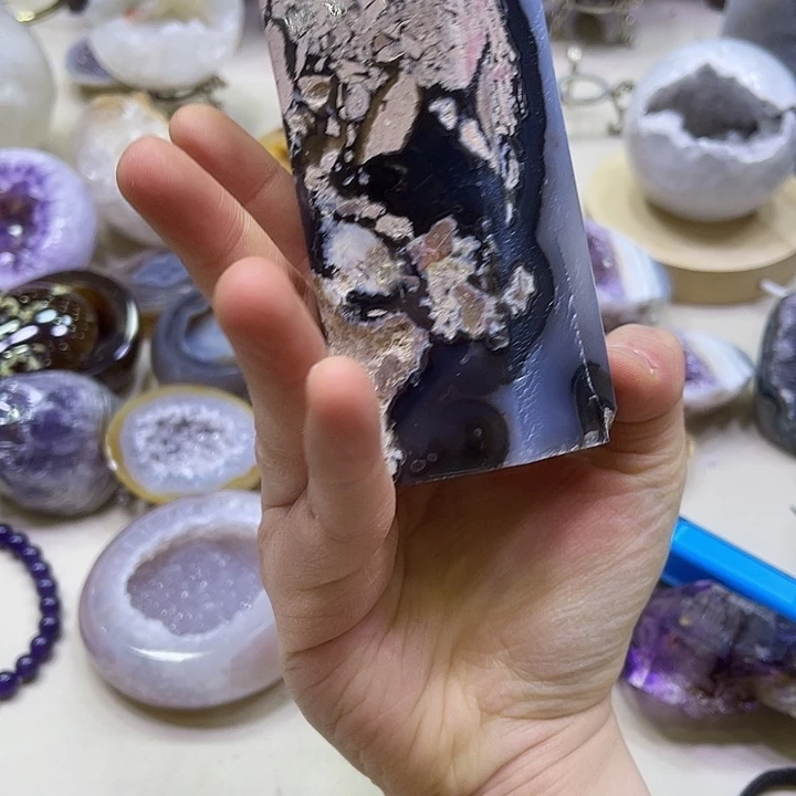 紫晶摆件未镶嵌摆件387