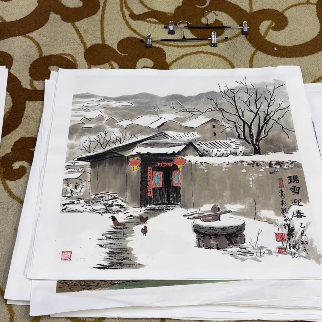 国画国画老师作品刘