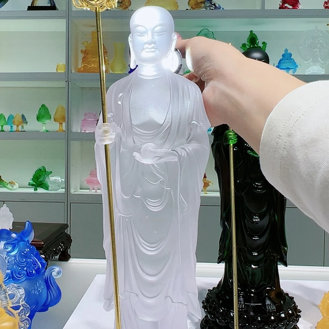 【闪购商品】手工艺品琉璃地藏王菩萨 29cm