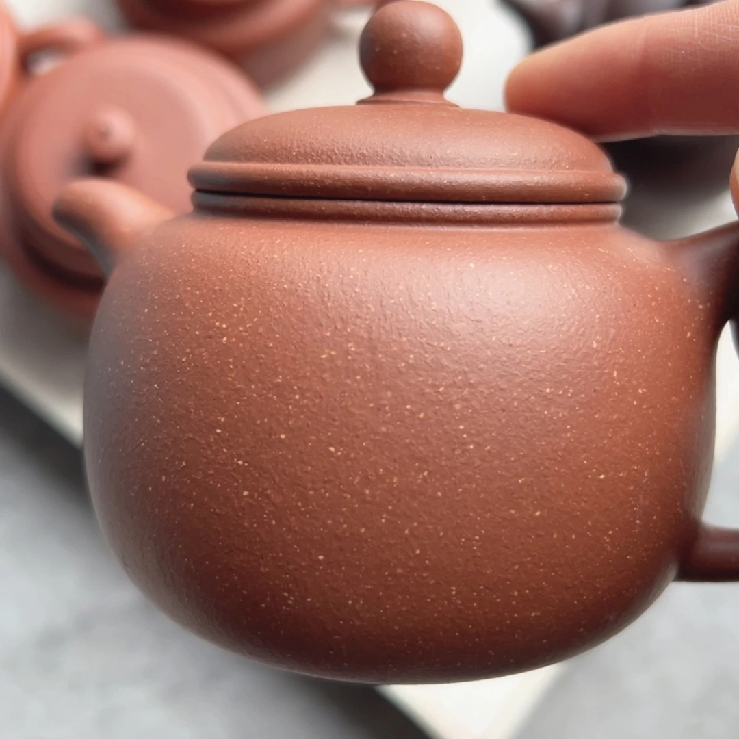 紫砂袍尊壶240cc