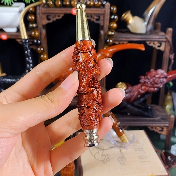 高端定制金丝楠烟嘴