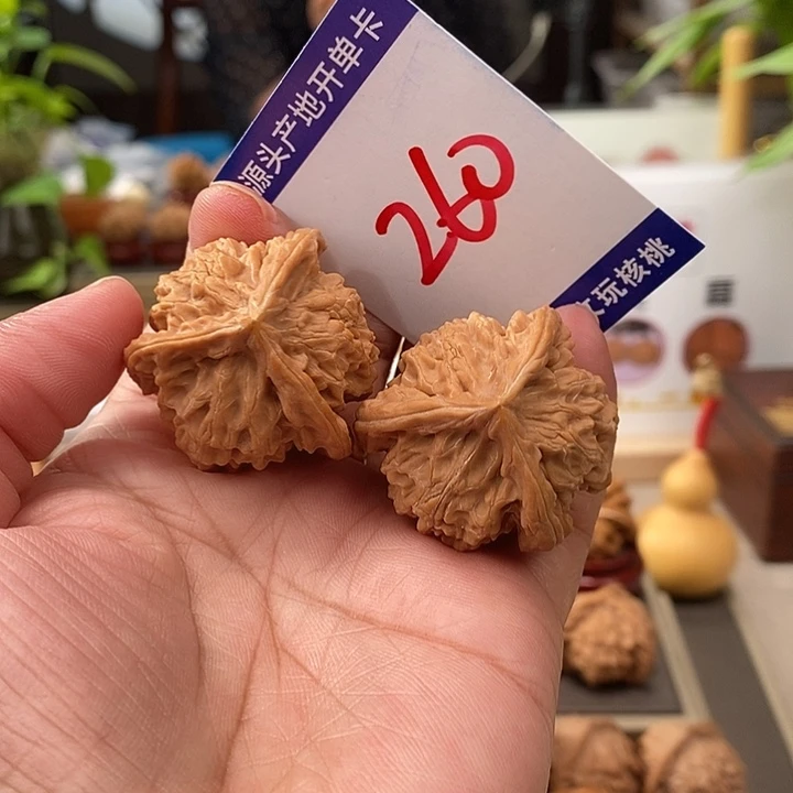 把件文玩核桃35天然盘山自然桩奔260号
