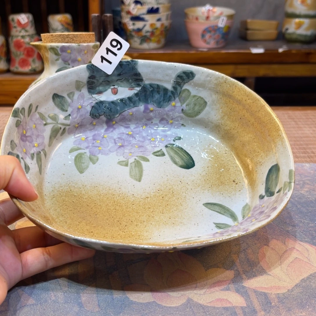 瓷片月**梢景德镇手工制作