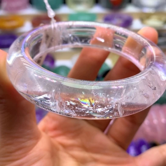 手镯水晶未镶嵌水晶