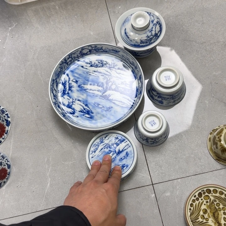 摆件瑞雪兆丰年五件套