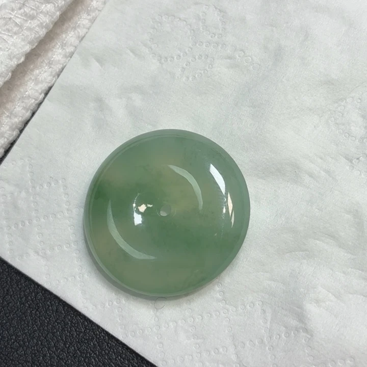 翡翠未镶嵌颈饰翡翠天然A货平安扣