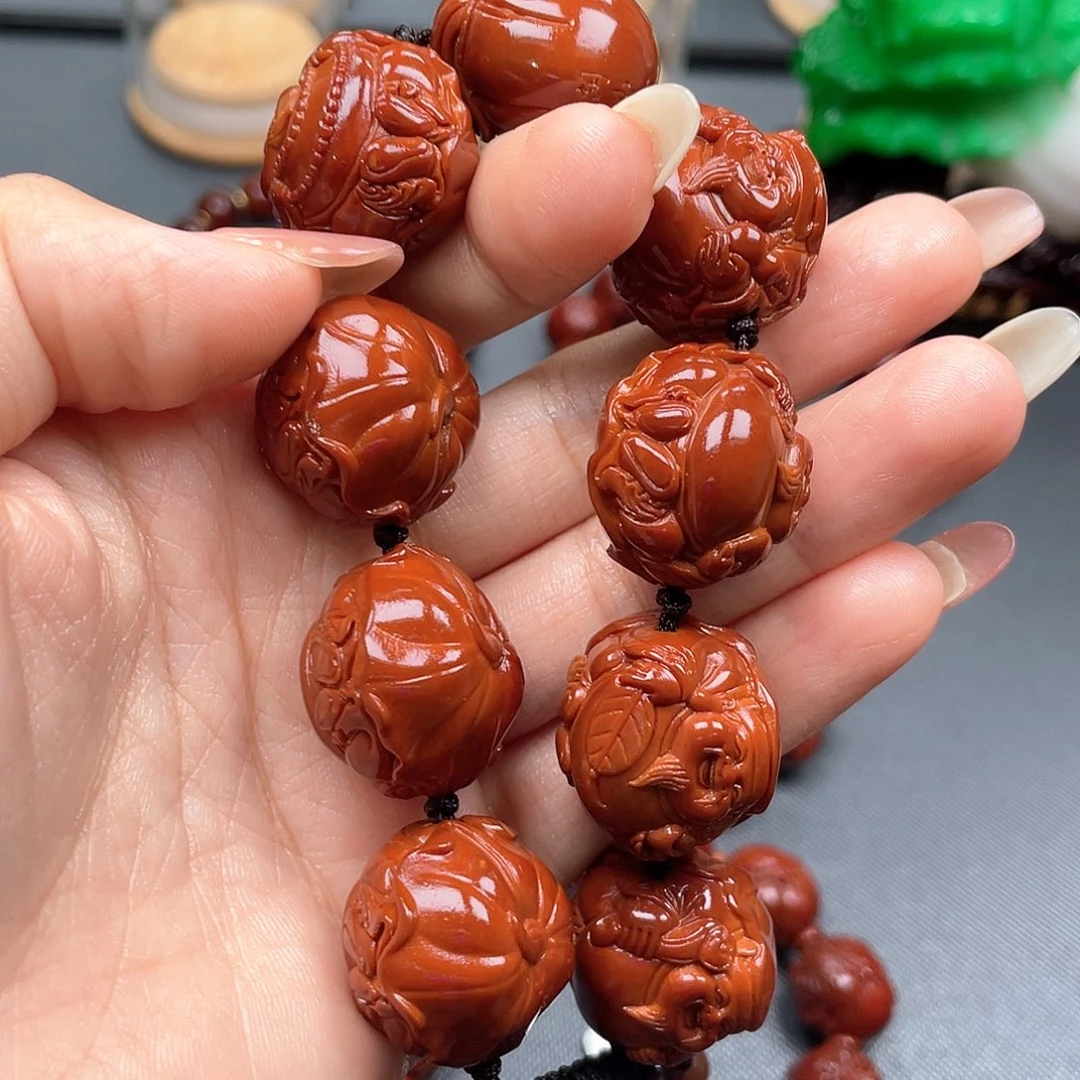 一****手串橄榄核财神手串