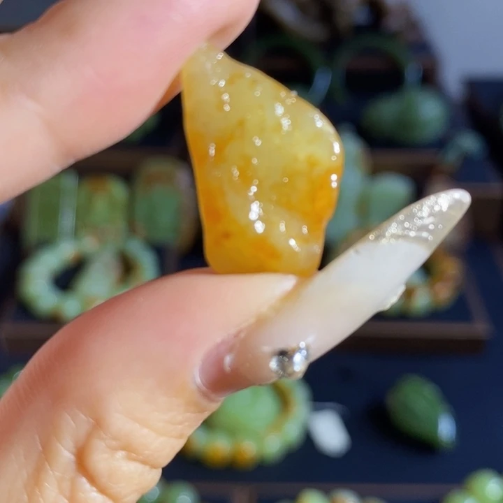 和田玉未镶嵌吊坠(不含链)