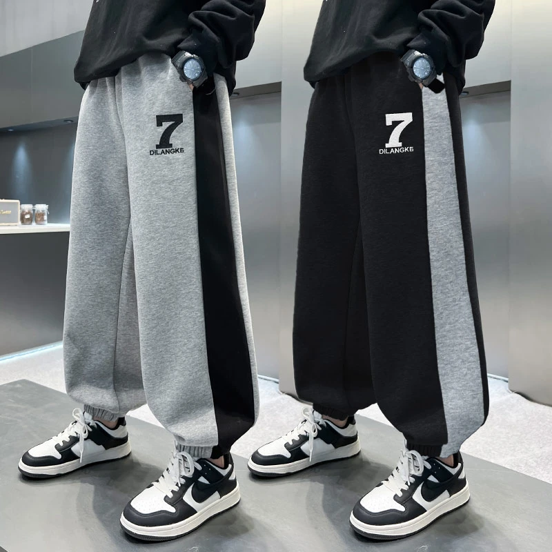 男童裤子2025春秋新款儿童卫裤秋季休闲裤长裤中大童运动裤春装潮