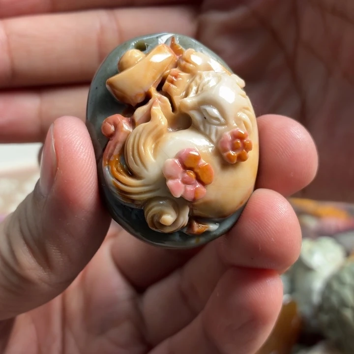 玛瑙/玉髓未镶嵌吊坠(不含链)