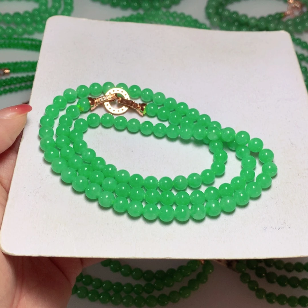 未镶嵌手链翡翠自**风缅甸翡翠