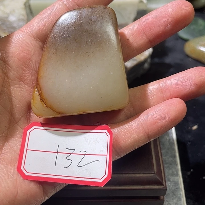 和田玉未镶嵌颈饰132