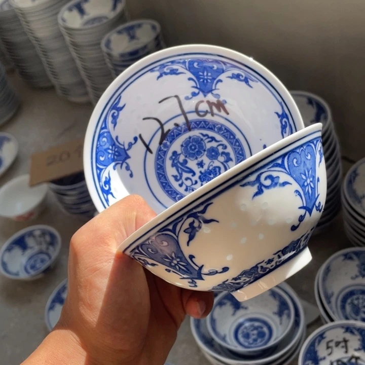 摆件景德镇高温细白瓷餐具