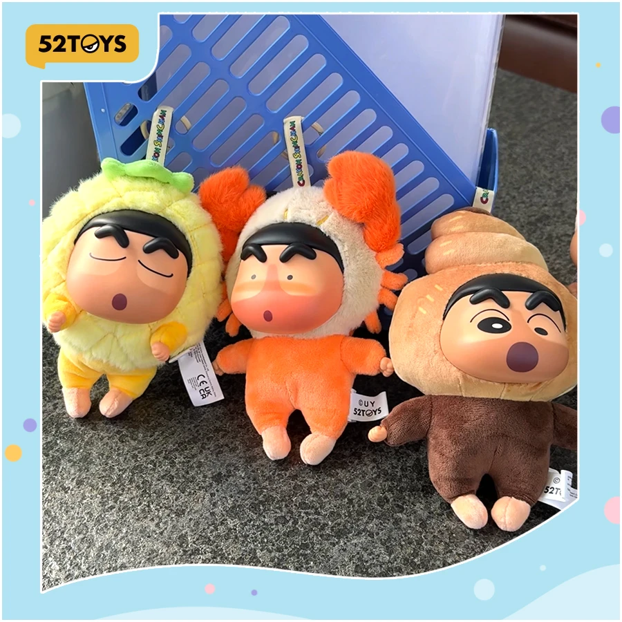 52TOYS蜡笔小新假日派对搪胶盲盒潮玩情侣节日表白送礼搞笑摆件