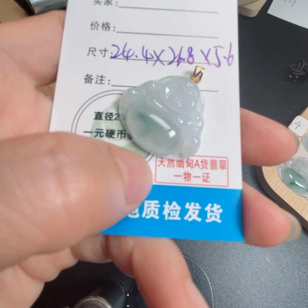 下***了翡翠未镶嵌颈饰翡翠