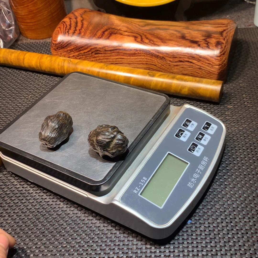 金丝楠善*堂手把把件料