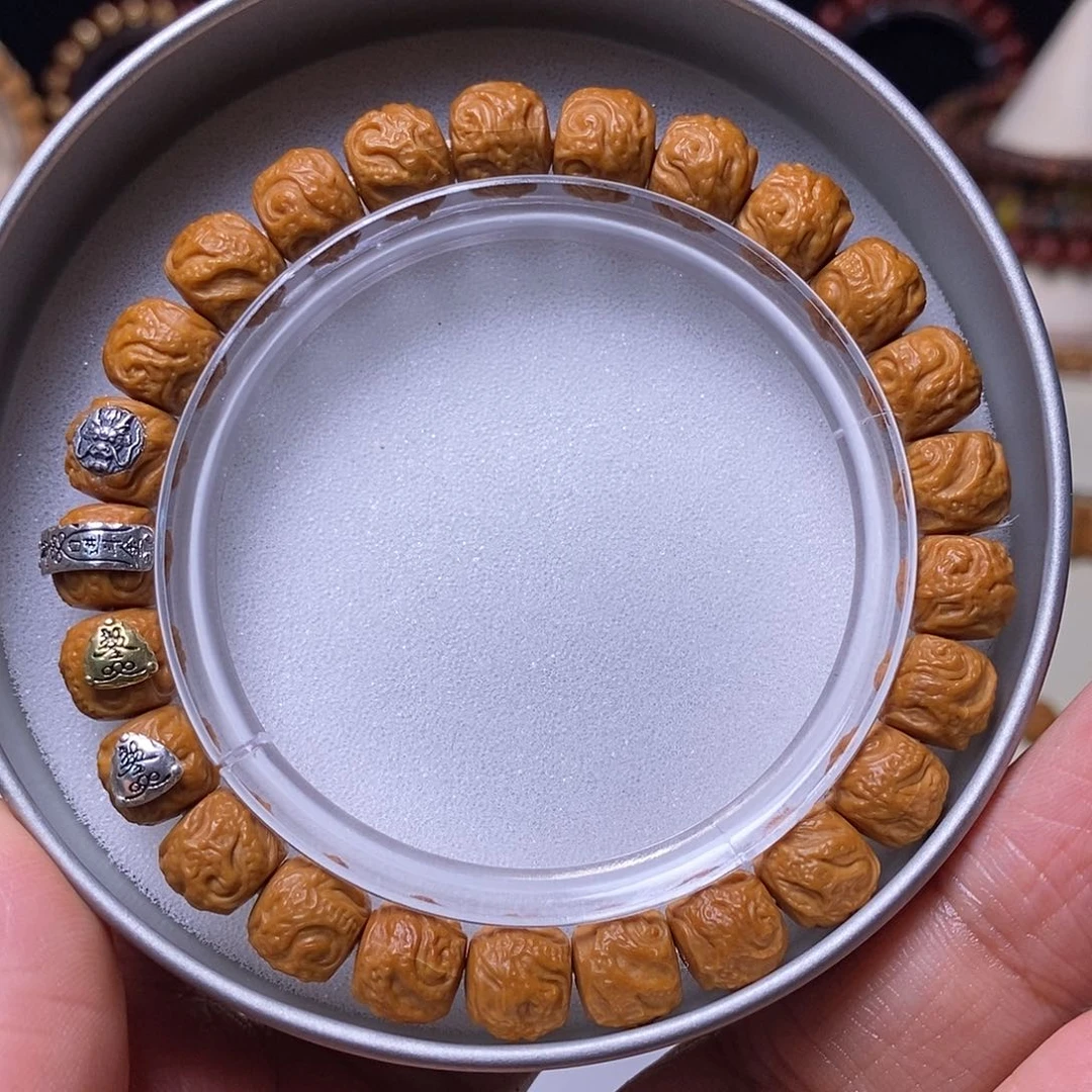 猴头核桃手串四标天命玄鸟尺寸9+全品
