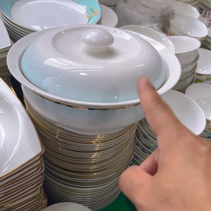 瓷片汤锅一个微瑕