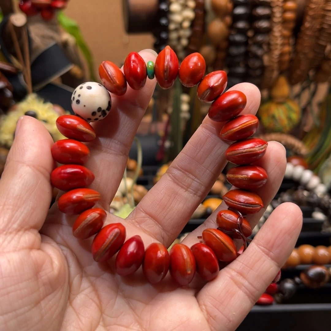 草珠菩提吊坠菩提红木鱼3