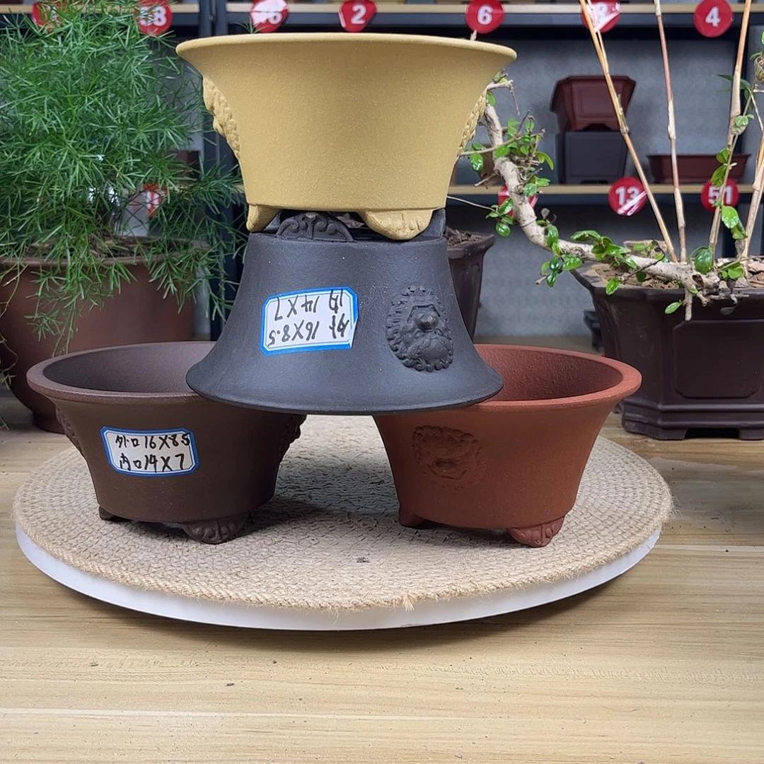 紫砂花盆紫砂花盆