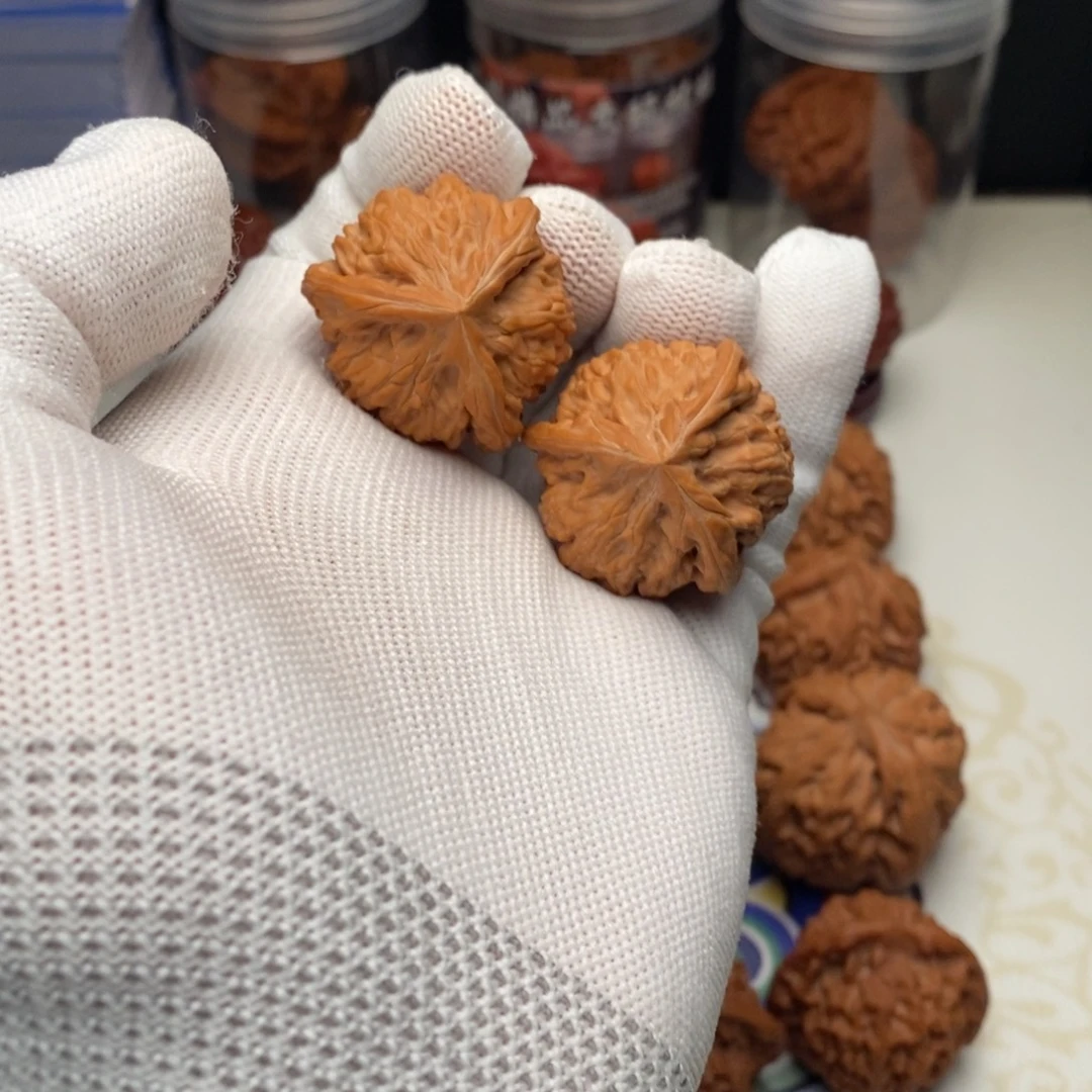 把件文玩核桃33御龙三棱