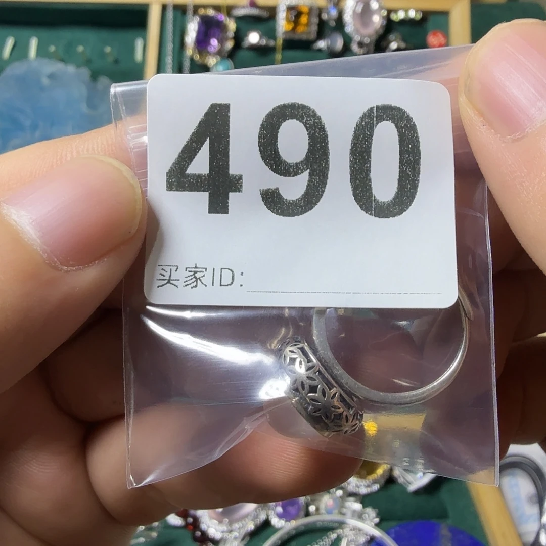 *****水晶戒指银S925镶嵌