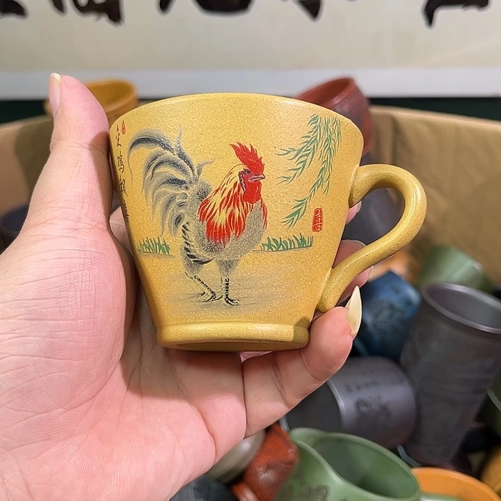 茶杯紫砂全手工紫砂主人杯