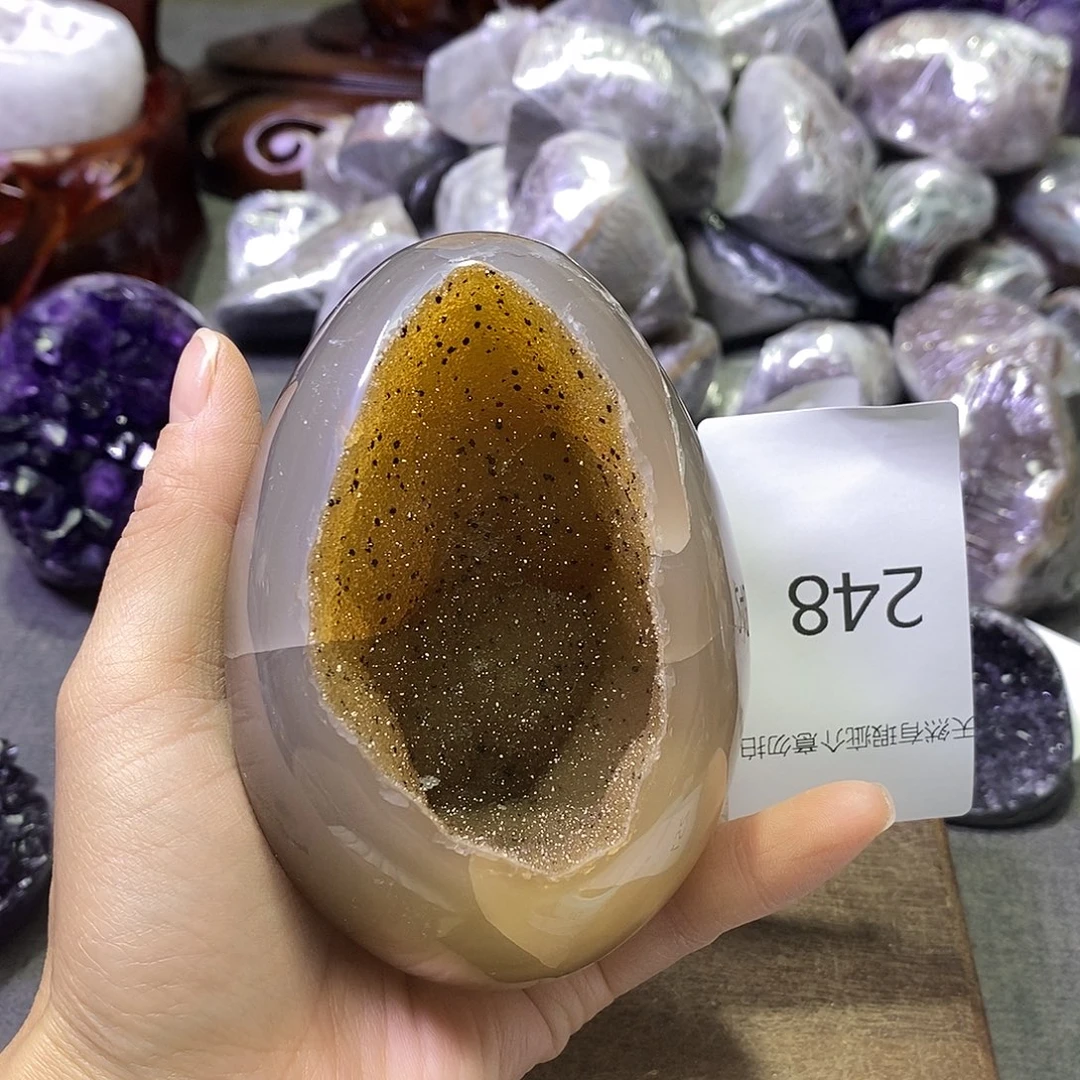 紫晶未镶嵌珠宝半成品