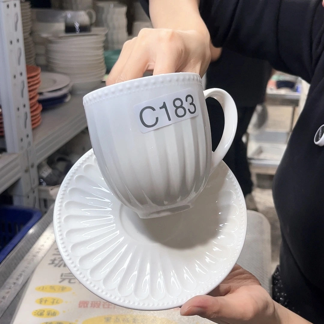 瓷片183          4杯4碟