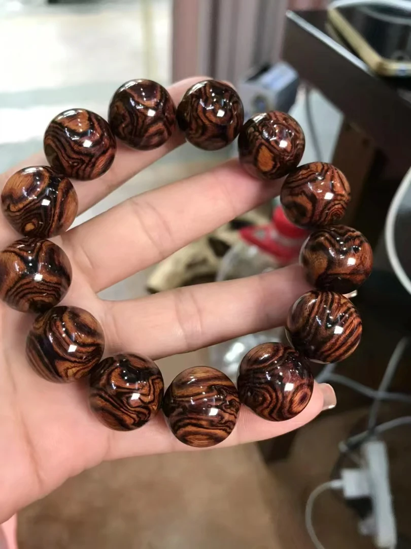 海南黄花梨正心珠子(一物一拍）