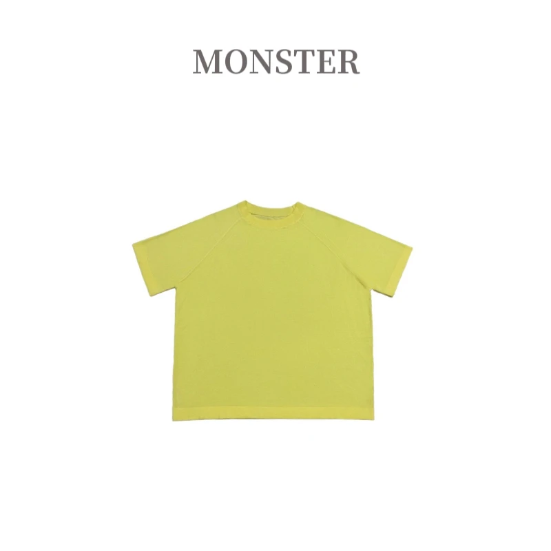 休闲简约 立体H型剪裁细织超柔针织女短袖T恤 C0040