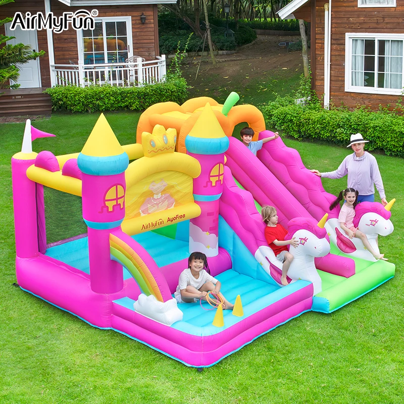 AirMyFun蹦床城堡家用室内小型淘气堡儿童弹跳游乐场乐园蹦床滑梯