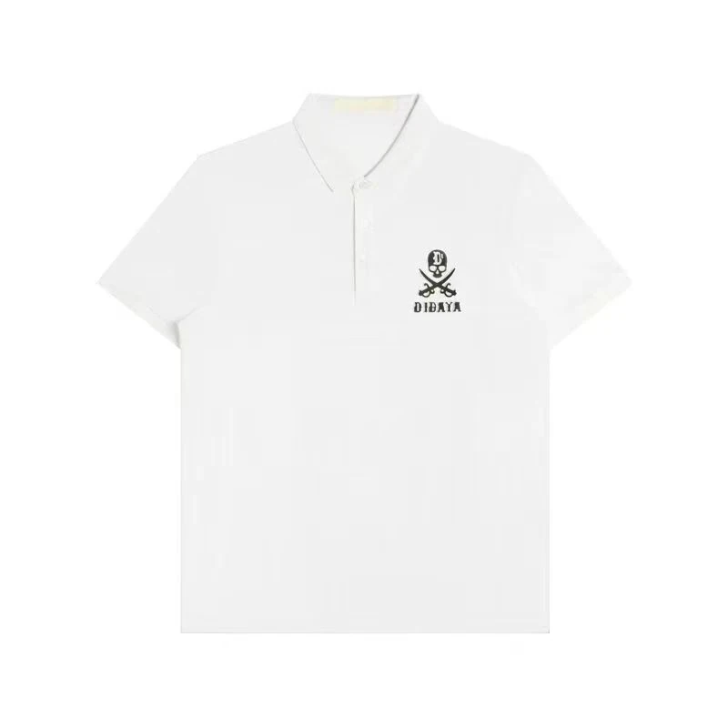 2025男款polo衫夏款纯棉休闲运动夏季简约纯色男士透气百搭L013