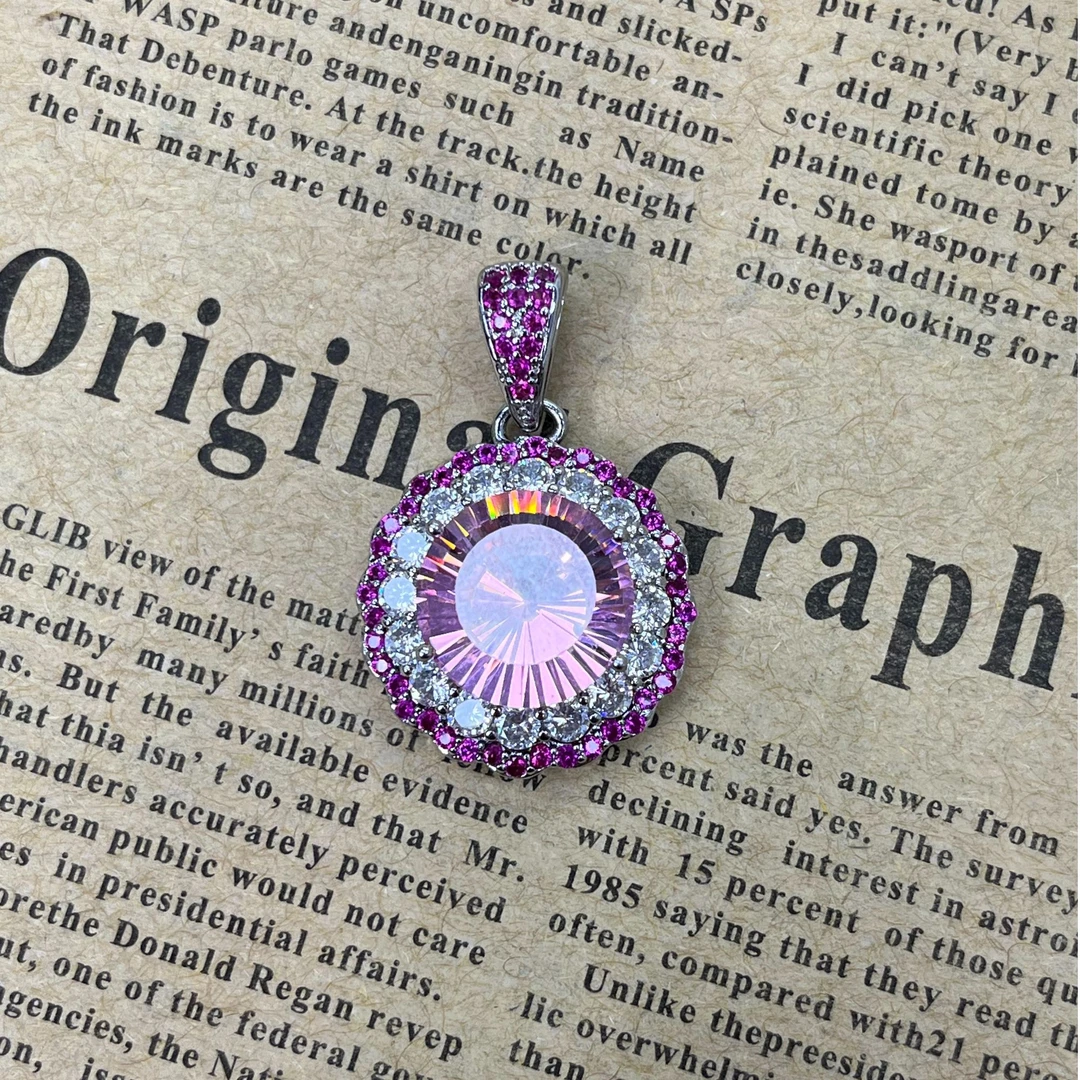 DYJC048 粉色吊坠