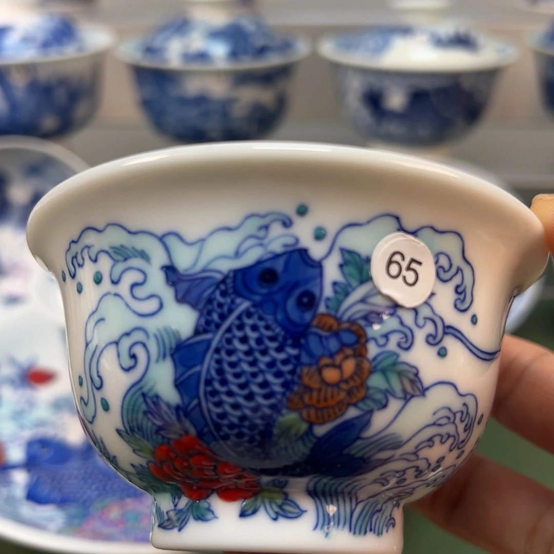 杯木木景德镇纯手绘茶具65