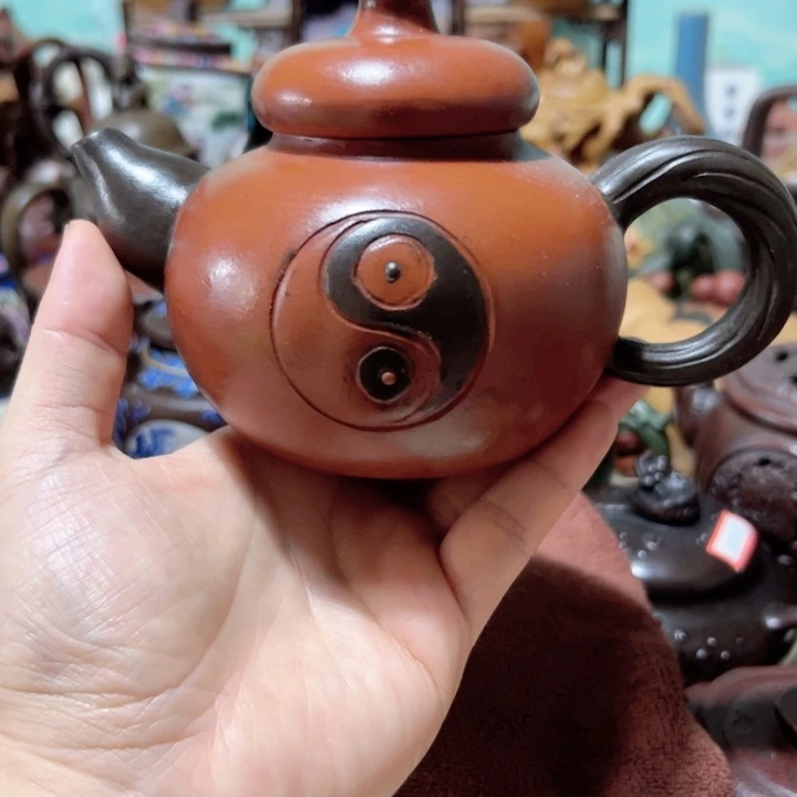 茶壶紫砂紫砂壶收藏起来了！
