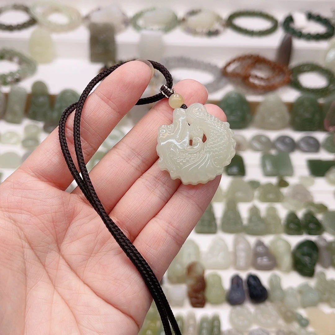 和田玉吊坠未镶嵌H****文