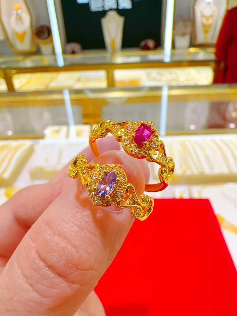 合金戒指 SEHIRAN 0.15g 满钻戒指