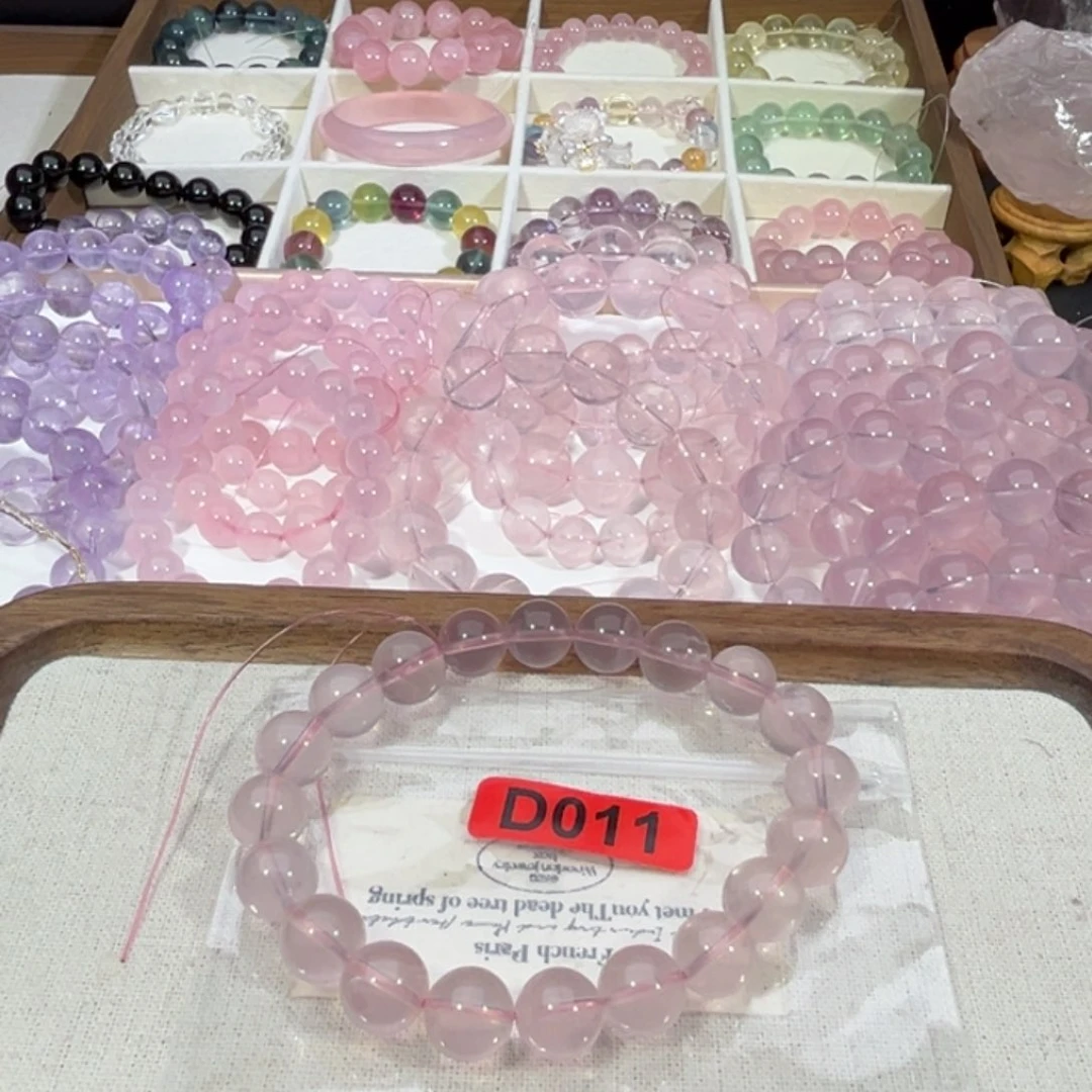 未镶嵌手链水晶莫桑比克粉水10